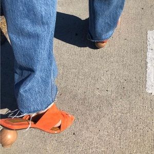 Jaggar the Label Orange Gathered Slides